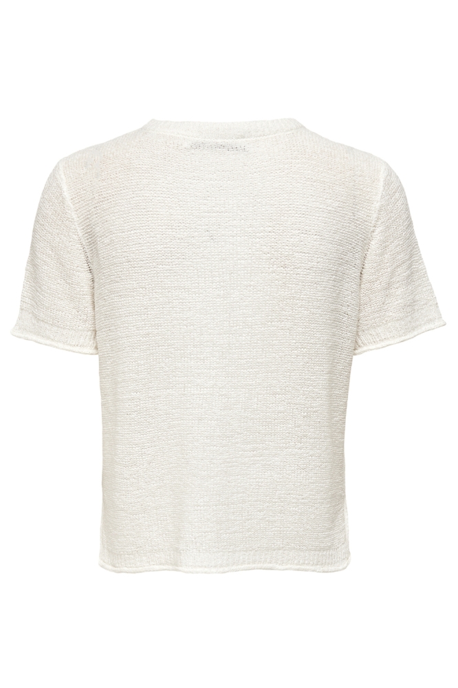 ONLSUNNY S/S PULLOVER KNT 15254282 CLOUD DANCER